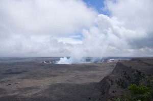 Kilauea Caldera and Halem'uma'u Crater