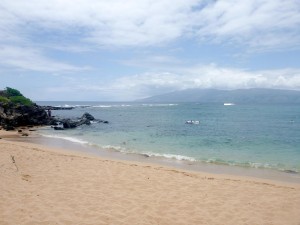 Kapalua Beach, Molokai in background