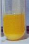 Chromate solution + 2 drops NaOH + 2 drops barium nitrate