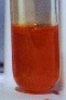 Chromate solution + 2 drops NaOH + 2 drops barium nitrate + 5 drops HCl