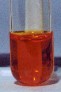 Dichromate solution + 2 drops HCl