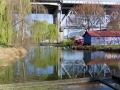 Granville Island, early morning reflection