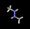 Click to display a Chime image of dimethylhydrazine