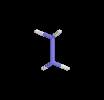 Click to display a Chime image of hydrazine